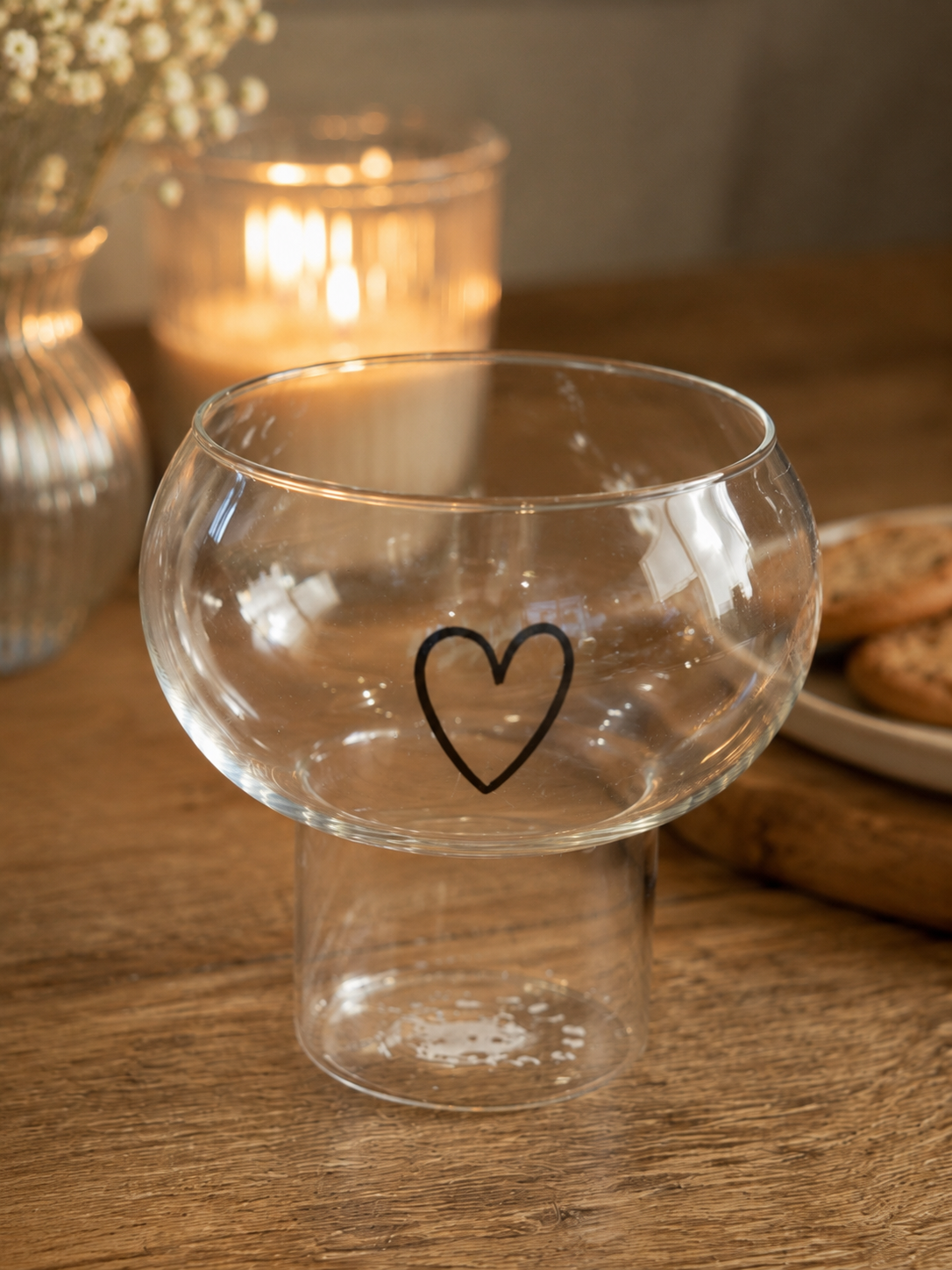 Bubble Glas "Herz"