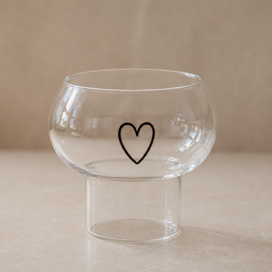 Bubble Glas "Herz"