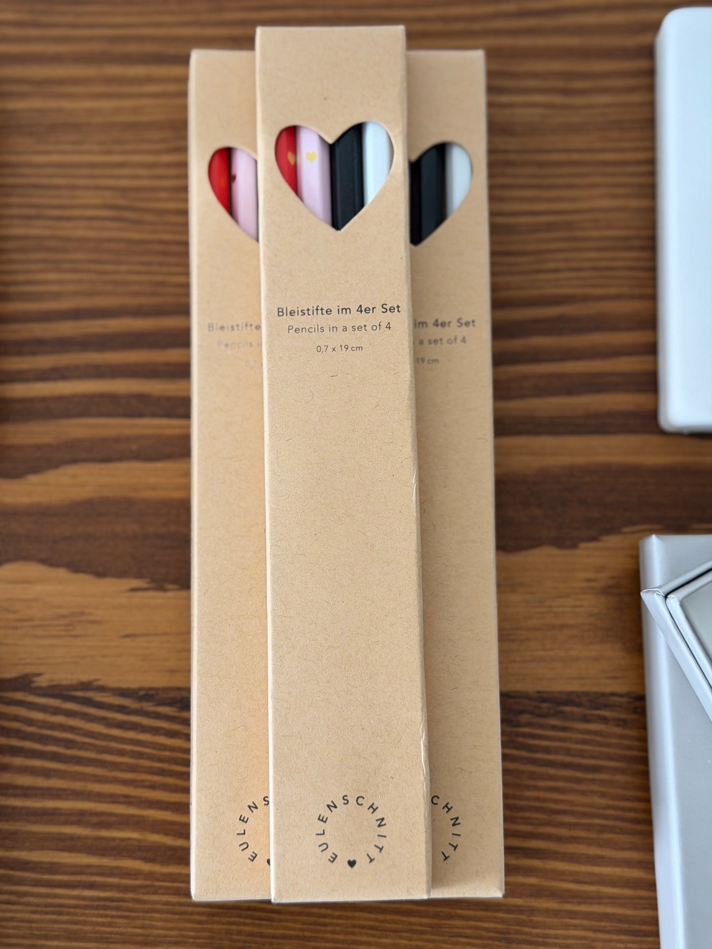 Bleistift rosa 4er Set