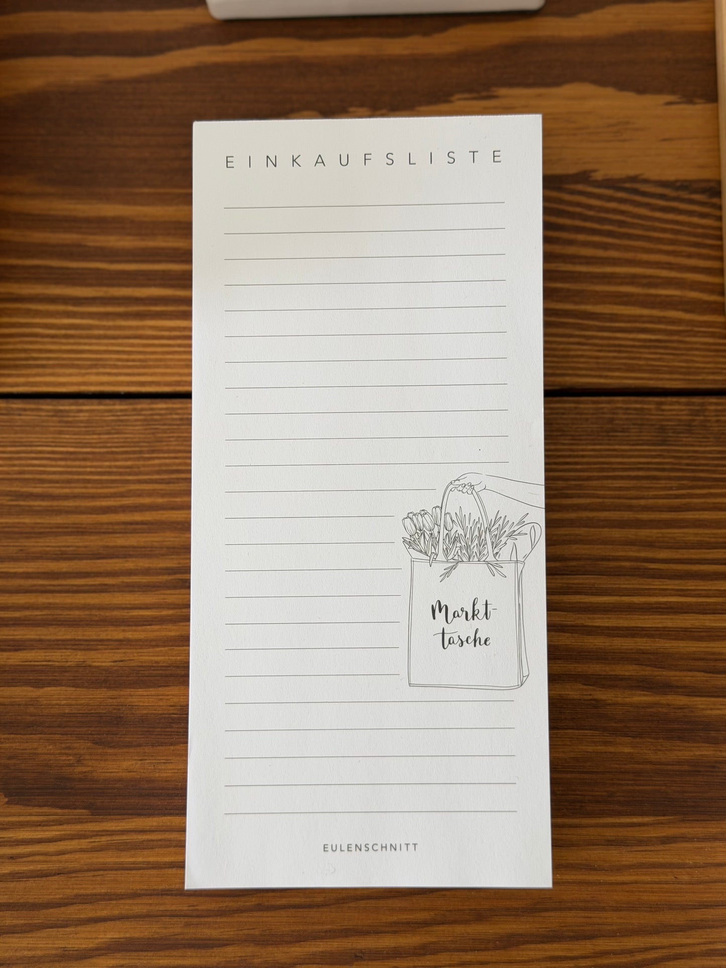 Block "Einkaufsliste"