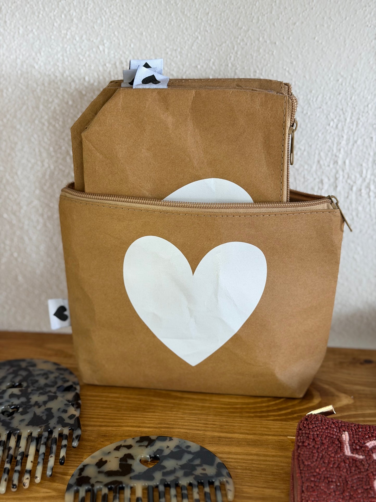 Kosmetiktasche "Herz"
