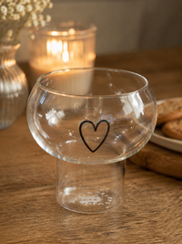 Bubble Glas "Herz"