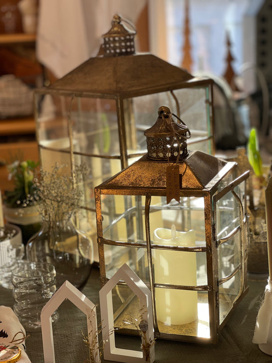 Laterne "Antique Golden"